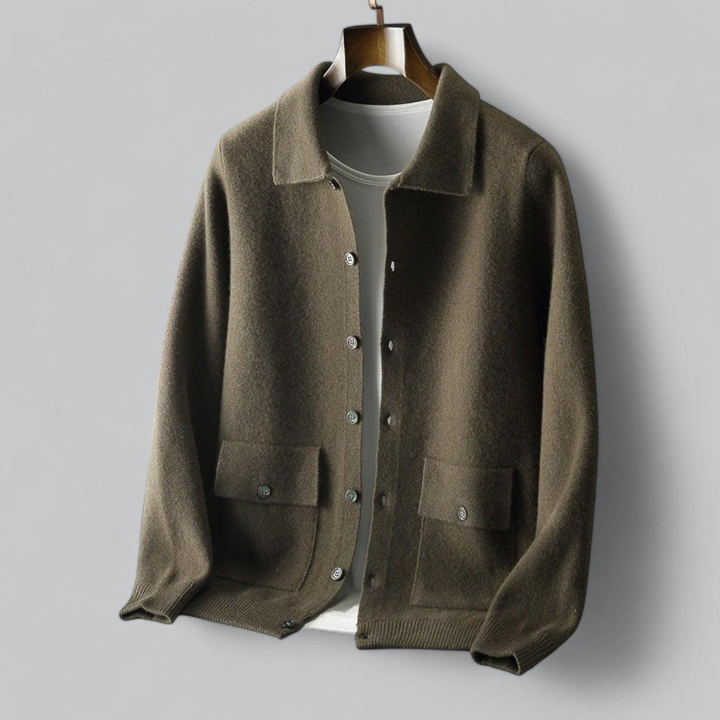 Naven | Fine Cashmere Cardigan Premium Polo Jacket